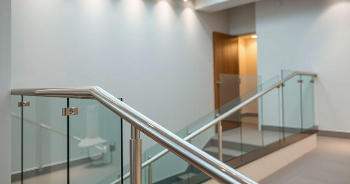 Corrimão Inox com Vidro: Elegância e Segurança Corrimão Inox com Vidro: Elegância e Segurança