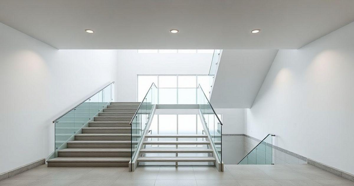 Corrim&atilde;o vidro em escada: Guia Completo para Escolha e Instala&ccedil;&atilde;o